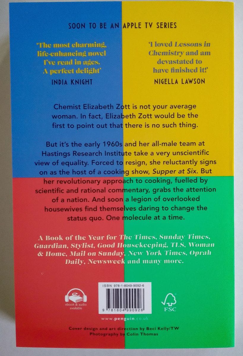Lessons in Chemistry by Bonnie Garmus