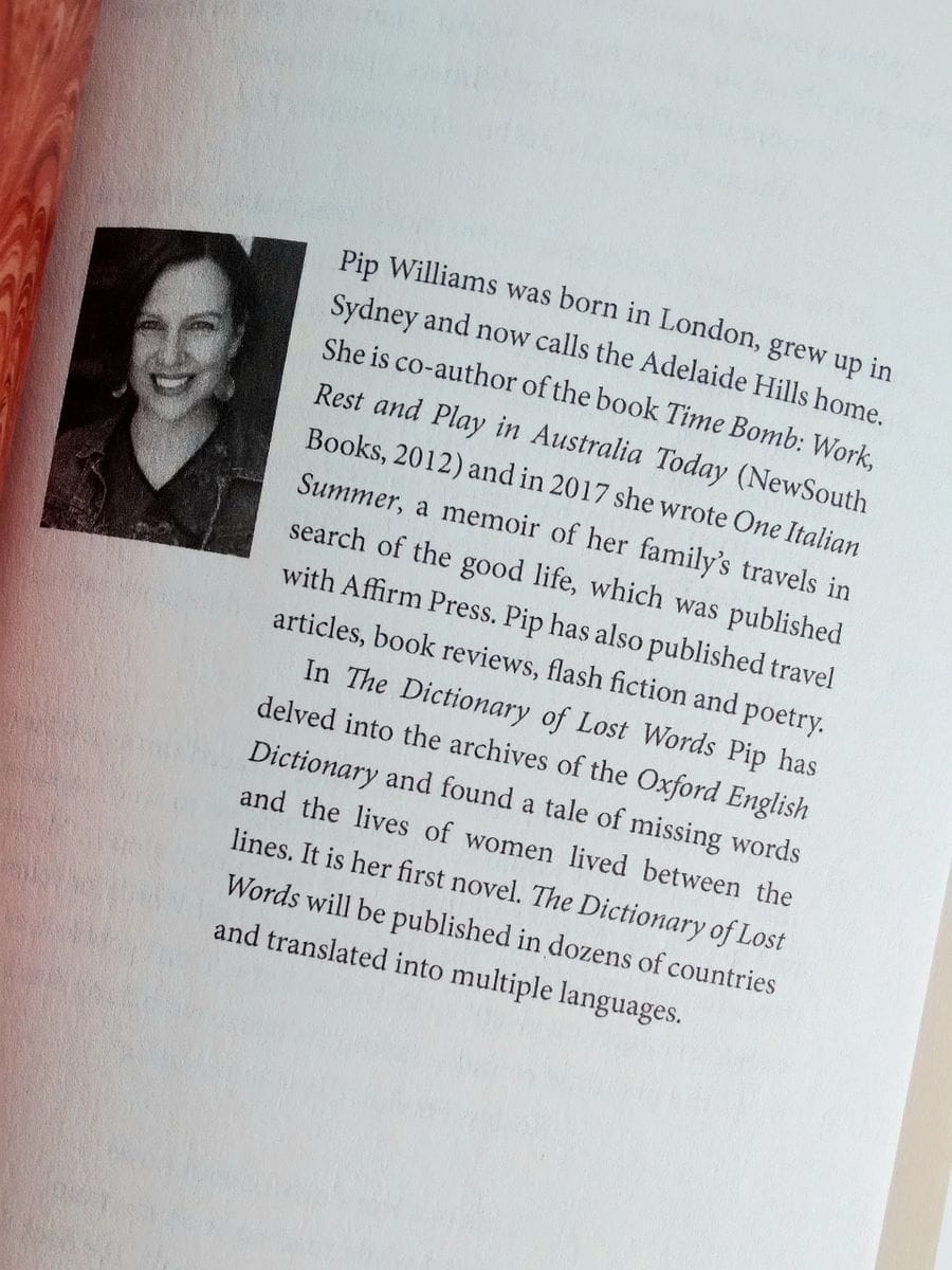 The Dictionary of Lost Words by Pip Williams